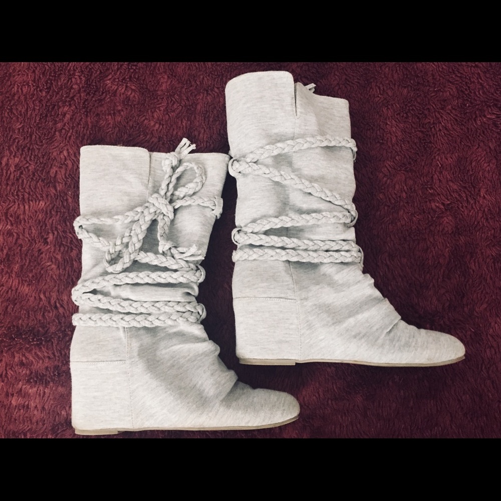 Aldo Wedge Boots, Size 38